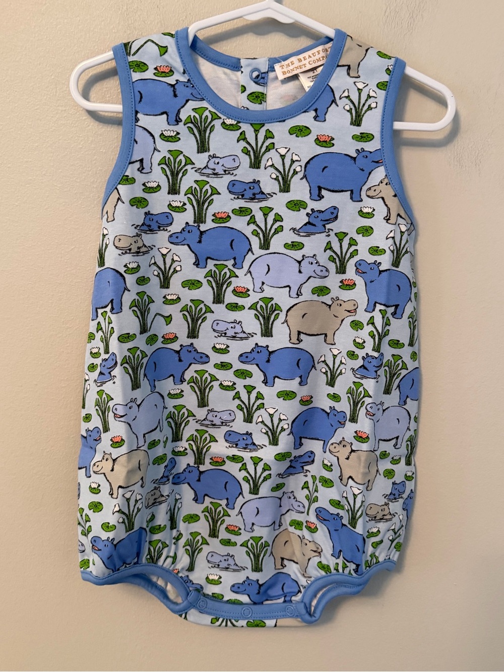 The Beaufort Bonnet Company Blue Hippo Patton Play